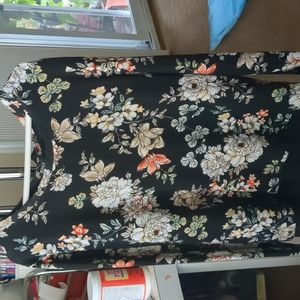 Bobeau floral sweater